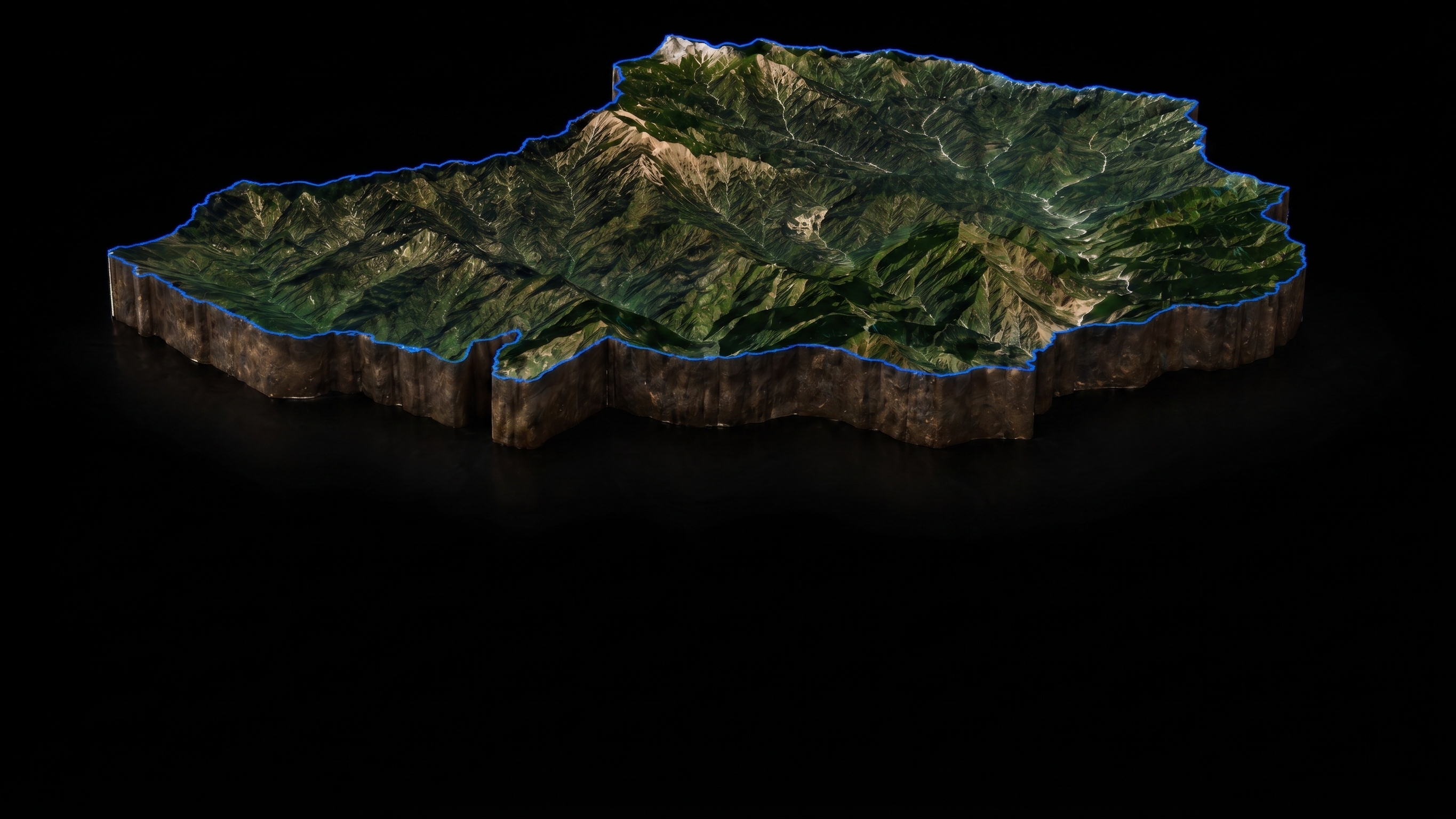老河沟三维地图