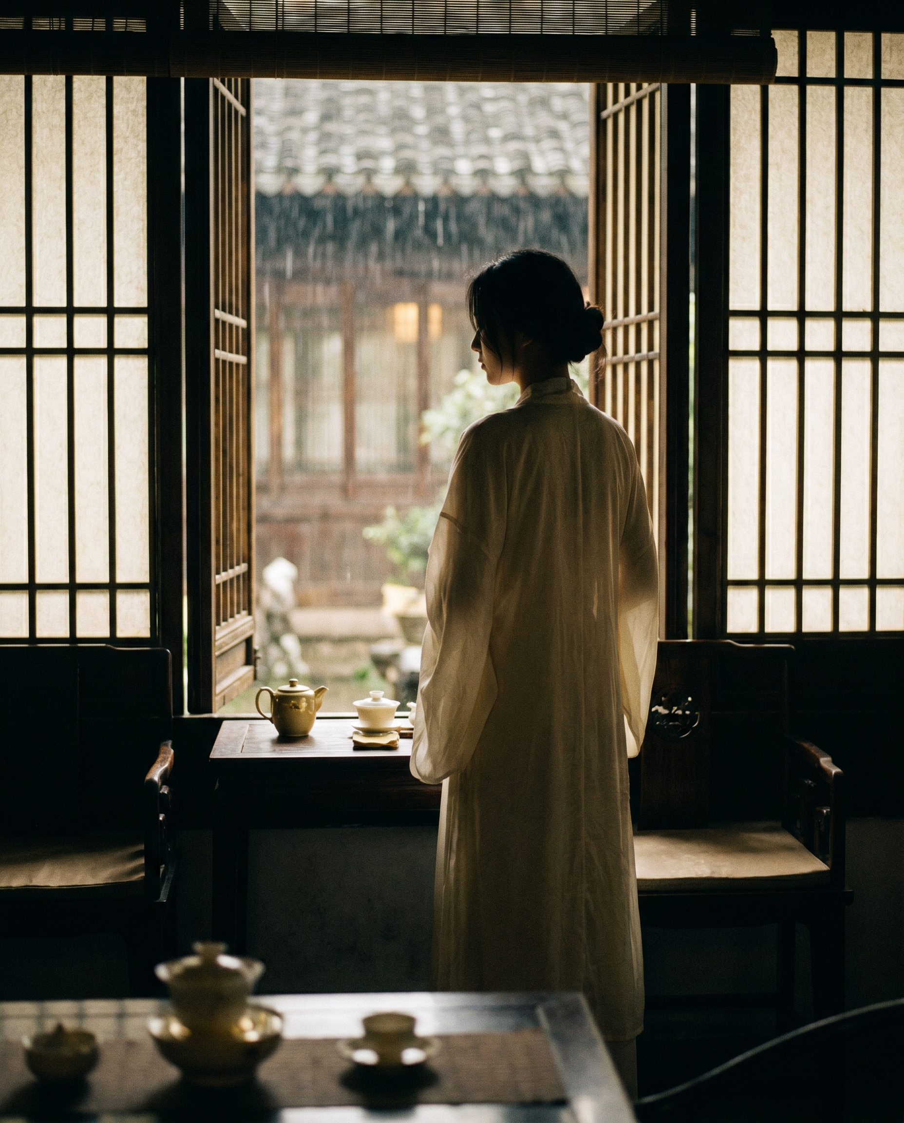东方女性的从容意象