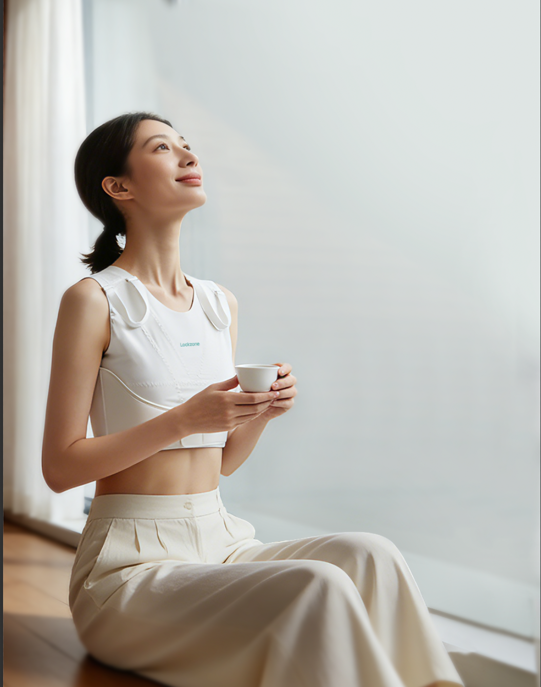 成年女性术后第一周 · 家中窗边晨饮