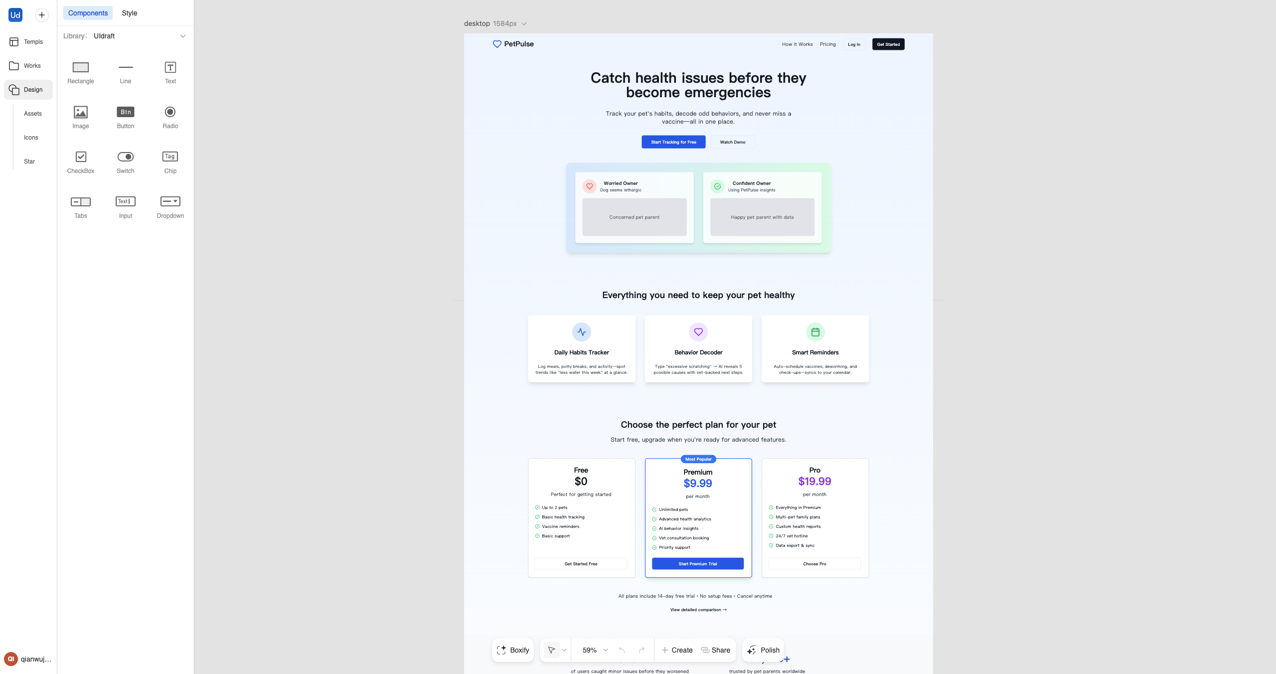 UIdraft getting started demo