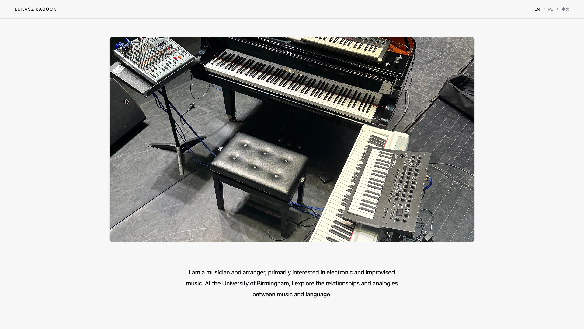 Łukasz Łagocki Music - superun AI 模板预览