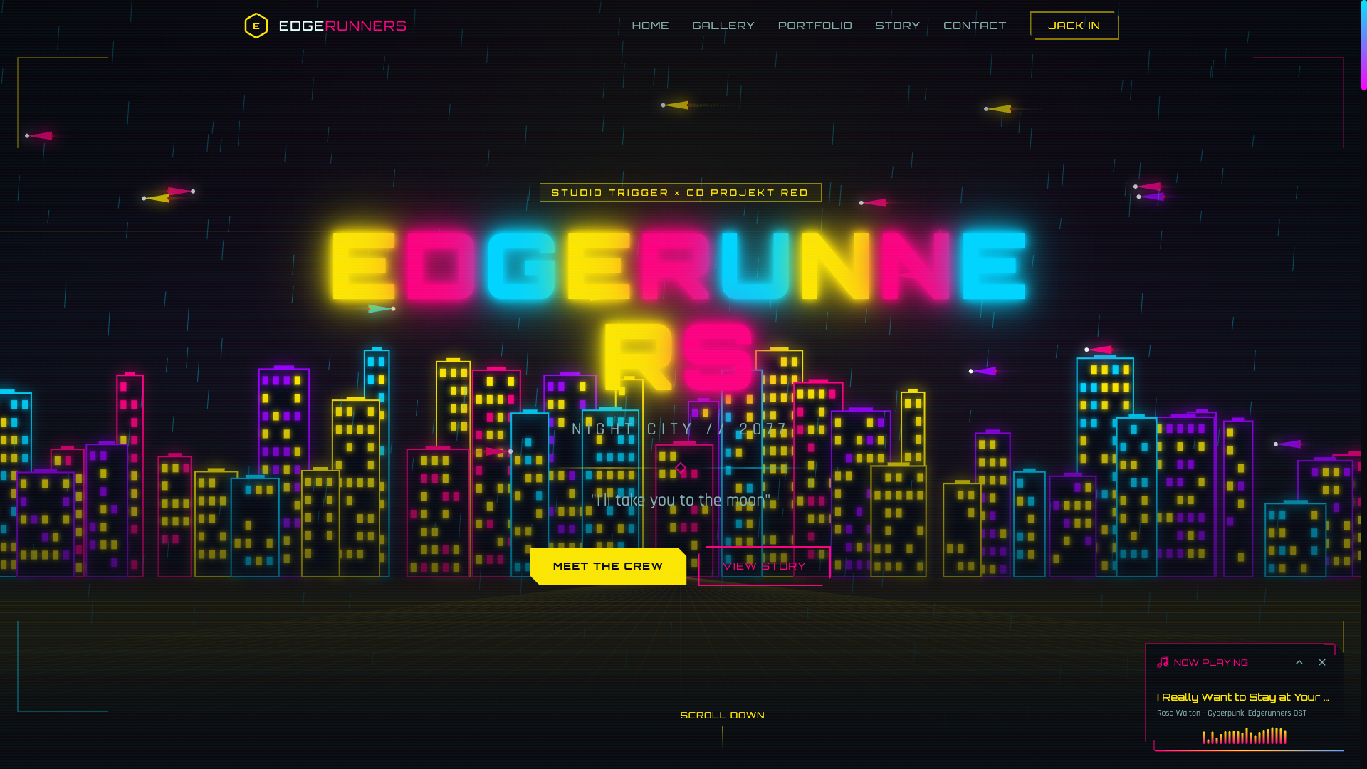 EDGERUNNERS | NIGHT CITY 2077 - superun AI 模板预览