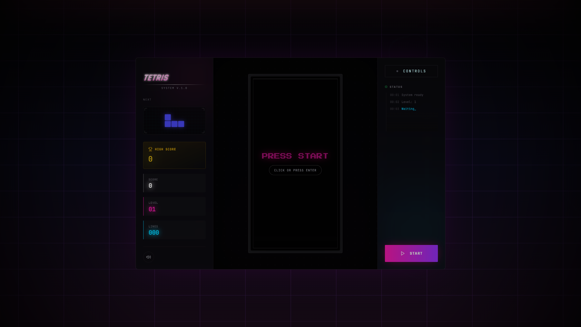 经典俄罗斯方块 - superun AI 模板预览