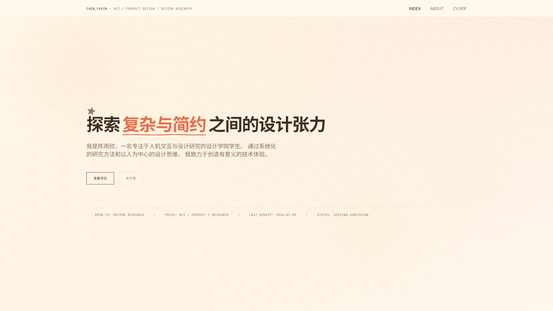 个人设计作品集 - superun AI 模板预览