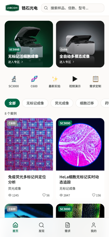 锆石光电产品实拍案例 - superun AI 模板预览